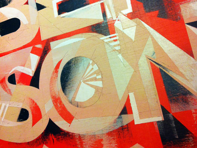 New TCK Single Artwork - in progress album art artwork design hand lettering music painting two crown king typography
