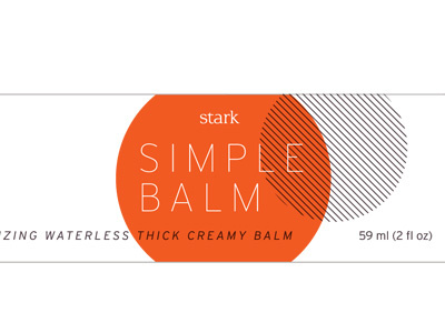 Skincare label outtake 6 design illustration label packaging skincare typography