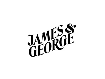 J & G logo 1 design identity logo type typography