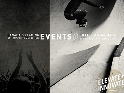 eventSing brochure v1 action sports brochure collateral design event identity typography