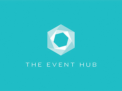 Event Hub logo Round 3B branding collateral design geometric identity logo modern promotional tradeshow