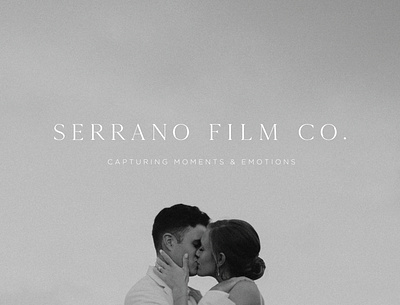 Serrano Film Co. Logo Lockup logo logodesign photographer photographer logo weddingphotographer
