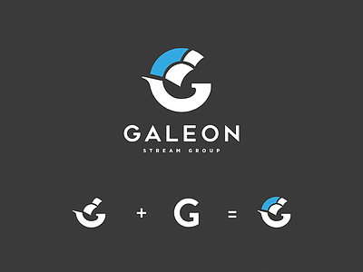Galeon_logo branding graphic design illustration logo ship