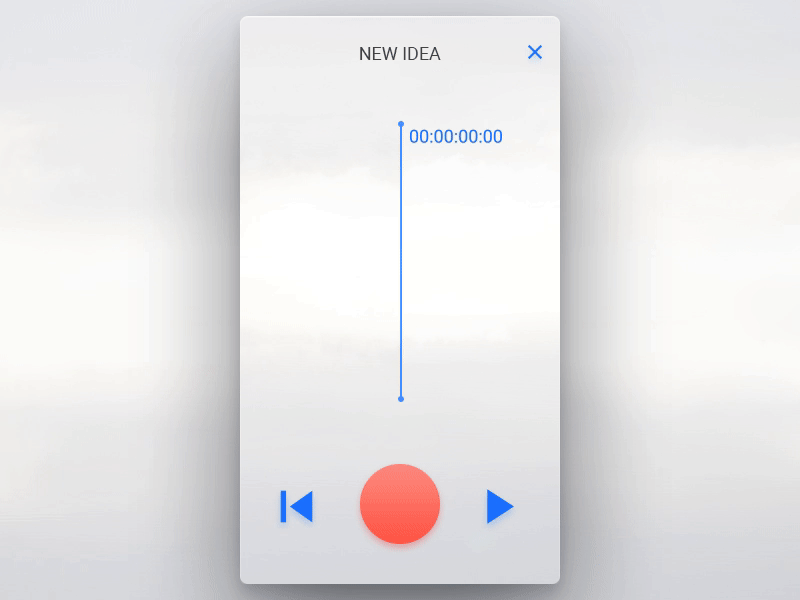 Recorder App Concept