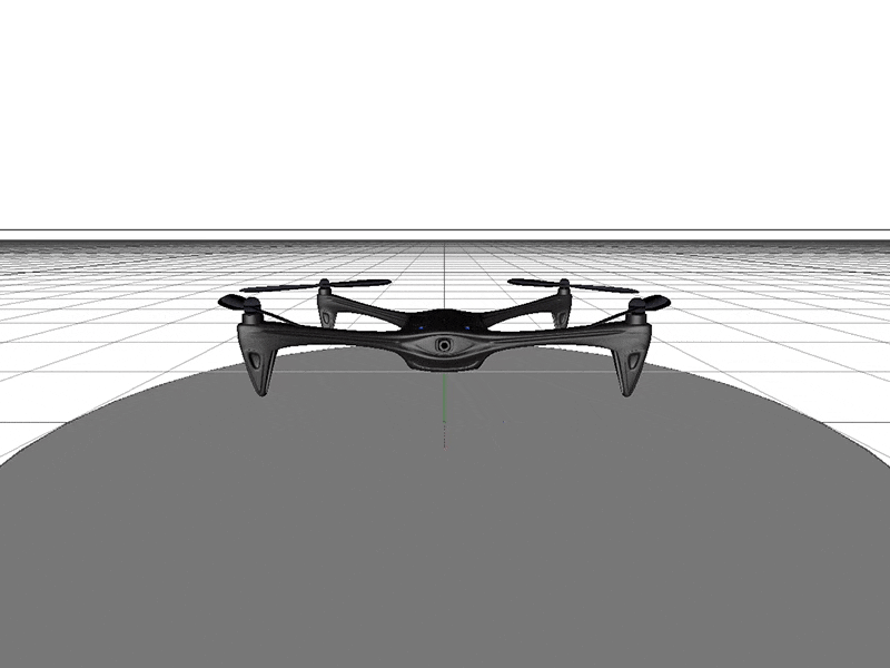 Making off 3d animation black cinema4d copter draft gif process quadcopter render white