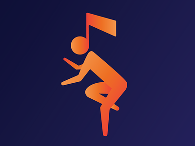 Keep Me Dancing dance illustration logo music treble vector