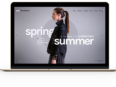 Poty Hernández fashion online store responsive ui ux web website