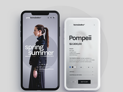 Poty Hernández online store responsive ui ux website
