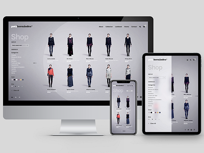 Poty Hernández - Shop branding fashion online store responsive ui ux web website