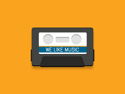 Cassette Icon cassette icon illustration music