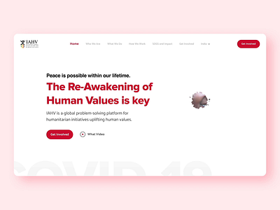 IAHV - Landing Page ui ui design uidesign web web design web designer web ui webdesign website website design