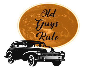 OLD GUYS RUL. car moon old guys old guys rule vintage