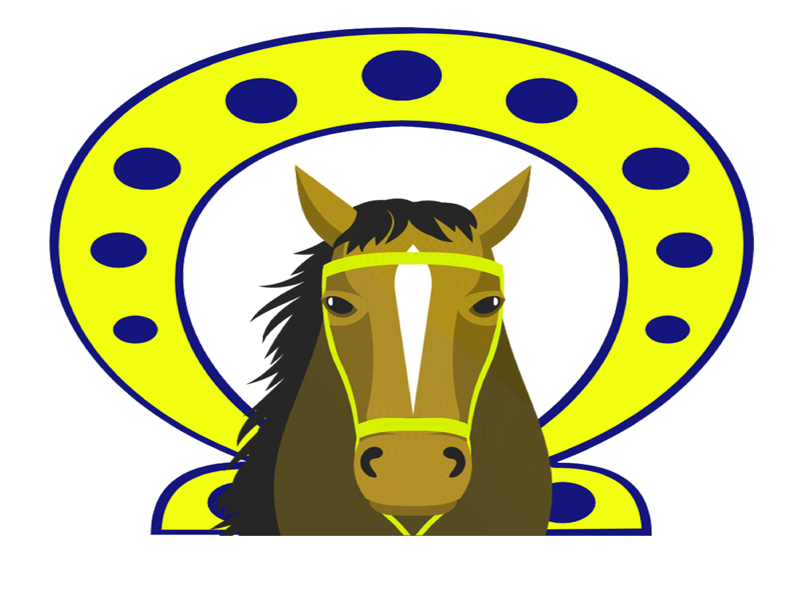 Plathorse animal color horse illustration photoshop plate
