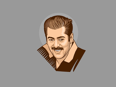 Vector Portrait - Salman Khan illustration illustration art portrait portrait design portrait illustration vector vector art vector artwork