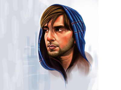 Digital Painting - Ranveer Singh digital painting painting portrait