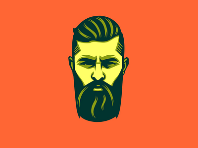 Beard Man beard bearded man logo portrait portrait design vector art vector artwork