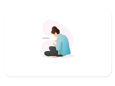 flat design charater ilustration two. adobe ilustrator flat design gesture ilustration