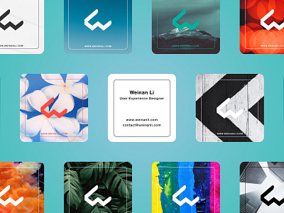 Genderfluid Business Card Set design logo visual identity