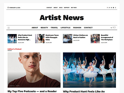 EmBe - Flexible Magazine WordPress Theme