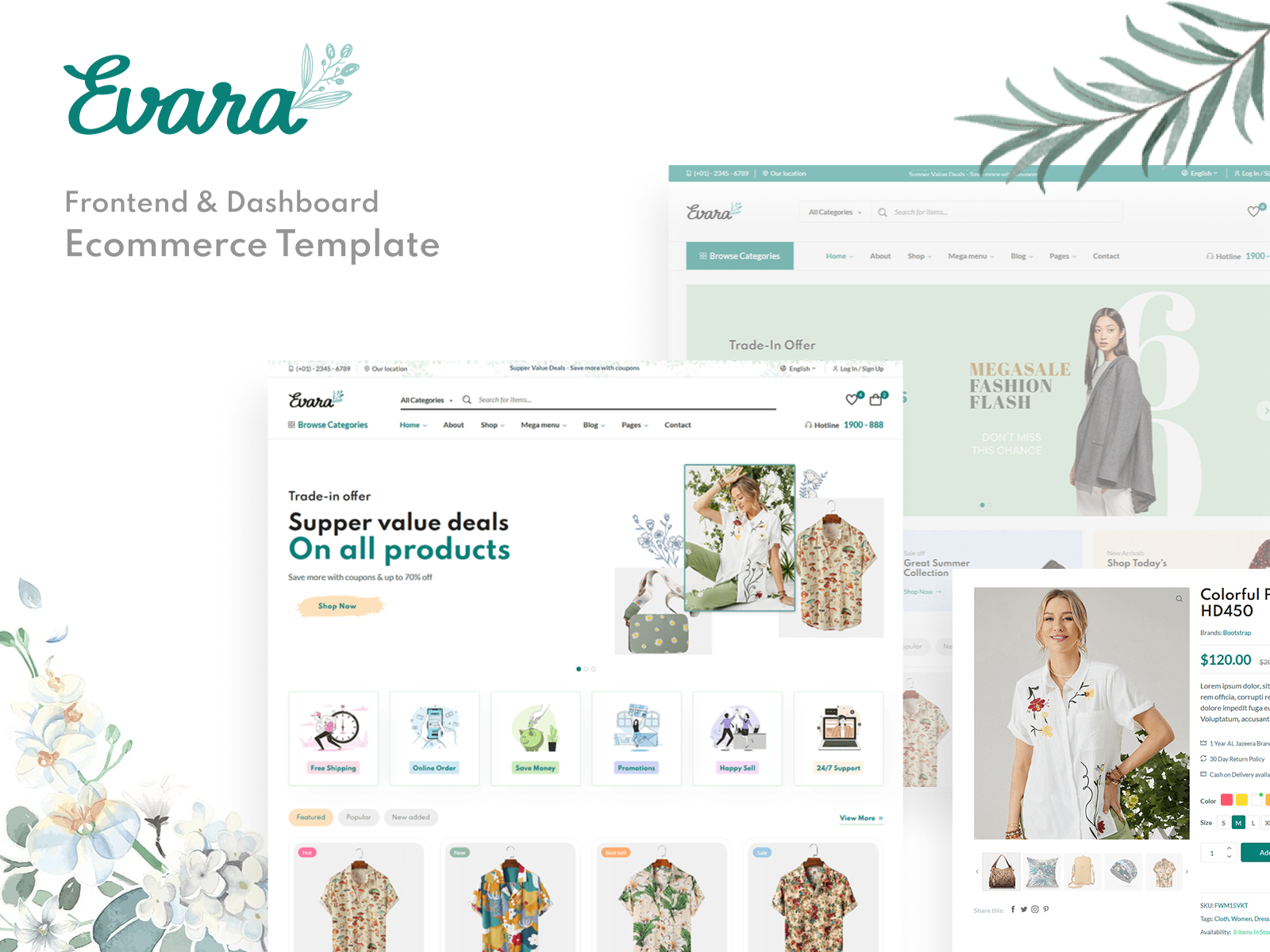 evara-ecommerce-frontend-dashboard-template-by-alithemes-on-dribbble