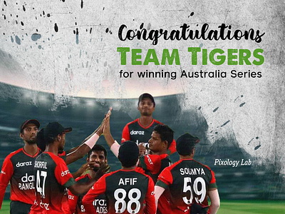 Congratulating Bangladesh Team