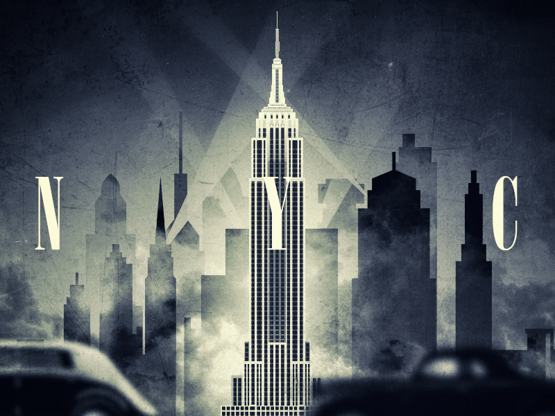N Y C york illustration nyc new york graphic design poster new