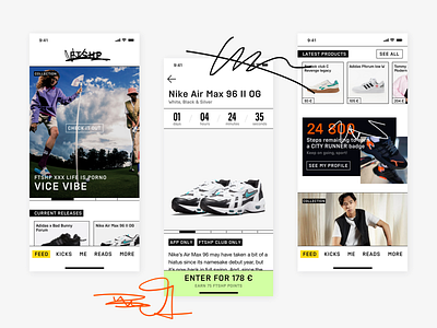 Footshop App Concept