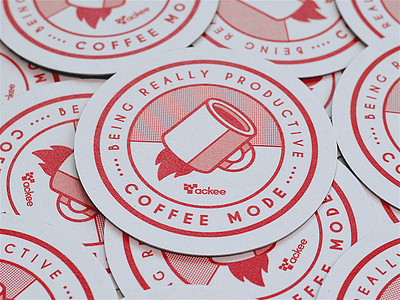 Ackee coasters — Coffee mode