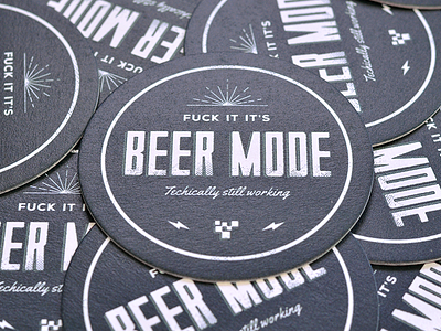 Ackee coasters — Beer mode beer coaster coffee corporate design print