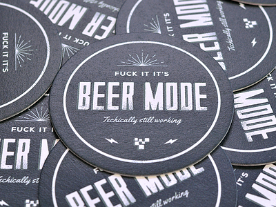 Ackee coasters — Beer mode