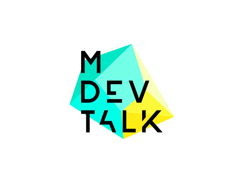 mdevtalk identity conference developers dynamic graphic design identity logo meetup mobile