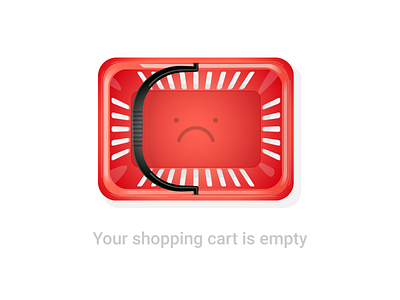 Empty Cart app empty state illustration placeholder ui ux