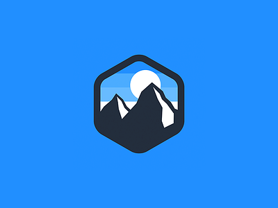 Mountain climbing app icon app climbing icon illustration mountains