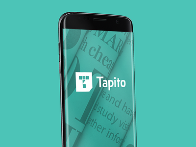 Tapito project on Behance android app art direction ios lockscreen news reader ui ux