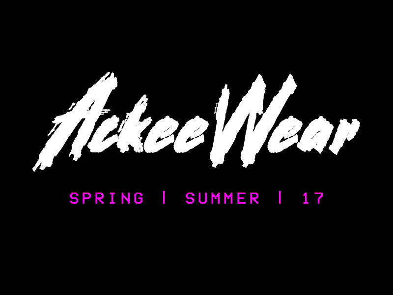 Ackee Wear SS'17 ackee fashion graphic design illustration print t shirt
