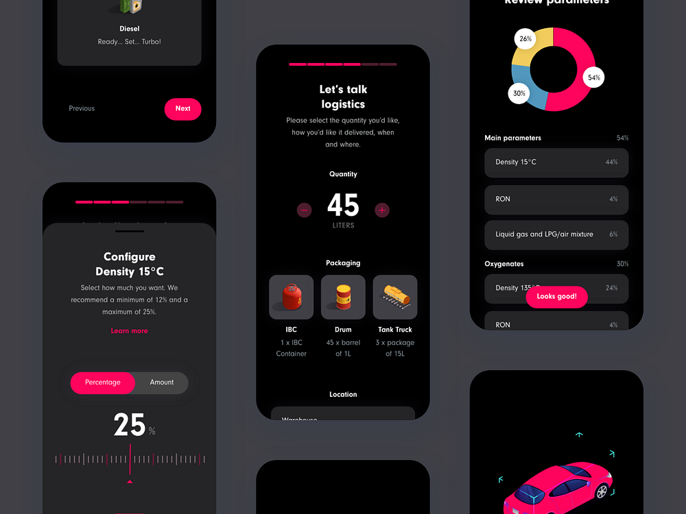 Configuration UI designs, themes, templates and downloadable graphic ...