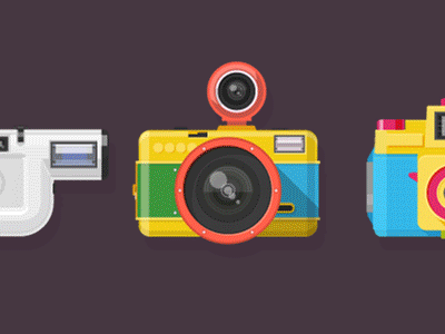 Lomo Vector (.GIF) buatoom camera colorful holga lomo