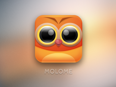 MOLOME app icon camera character icon photo sharing