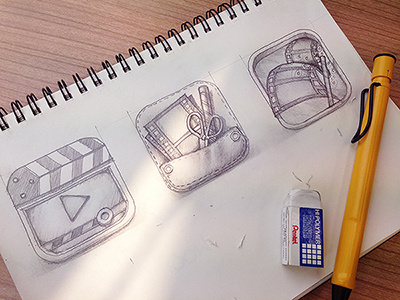 Sketch buatoom draw icon idea paper sketch vdo
