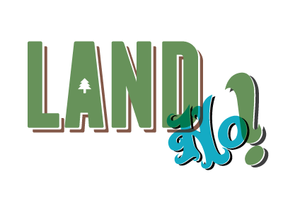 Land Ho! lettering type typography