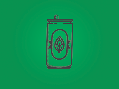 Barley Pop barley beer bureau can cotton hops icon illustration pop shirt