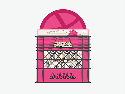 Sticker Mule | Dribbble Crate collection crate dribbble illustration logo milk mule playoff sticker vinyl
