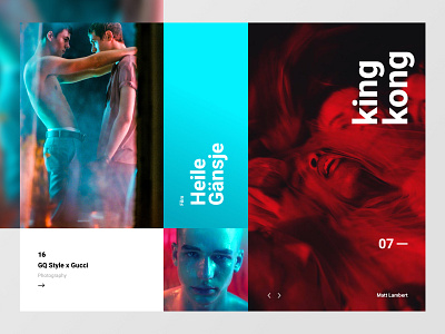 Exp. — Matt Lambert blue experimental film interface photography red ui web