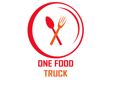 One Food Logo adobe ilustrator design flat food art food logo illustration logo logo design logo design concept