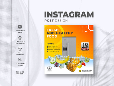 Instagram post design branding clean design identity ig add illustrator instagram banner instagram post logo