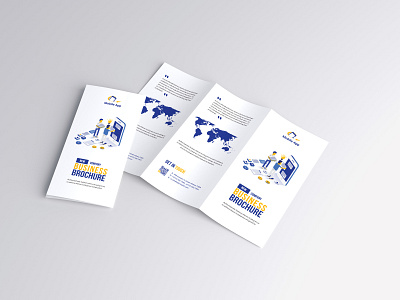 Tri-Fold Brochure animation branding business card character clean creative design identity illustration illustrator lettering logo typography web