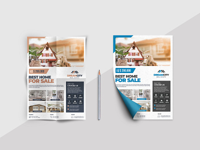 Real Estate Flyer animation app brand branding business card character clean creative design graphic design identity illustration illustrator lettering logo minimal mobile typography web website