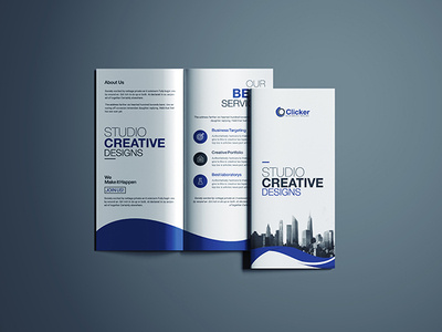 Dl Bi-fold Brochure animation brand branding business card character clean creative design graphic design identity illustration illustrator lettering logo minimal type typography vector web website