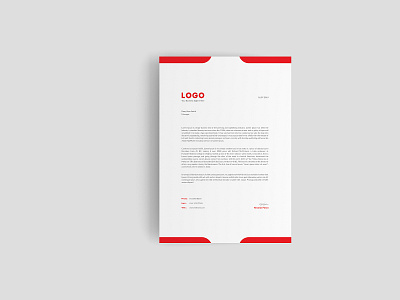 Letterhead Design branding character clean design identity illustration illustrator lettering logo typography