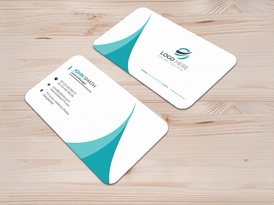 Corporate Business Card Design branding character clean design identity illustration illustrator lettering logo typography